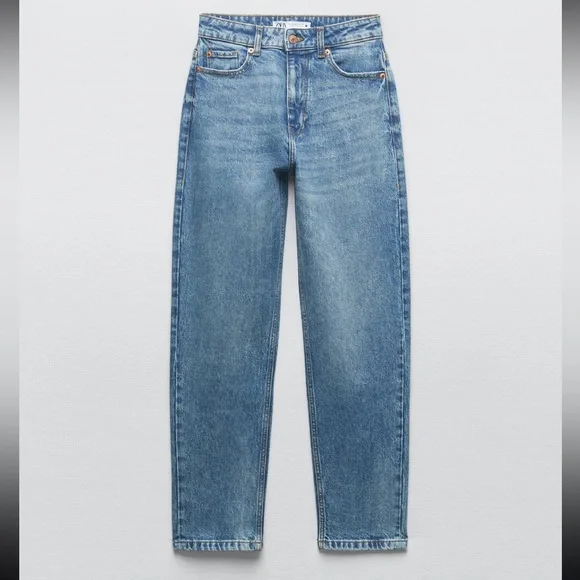 Straight Leg Jeans Mom Fit Zara Opiniones Zara Jeans Zara Mom Fit